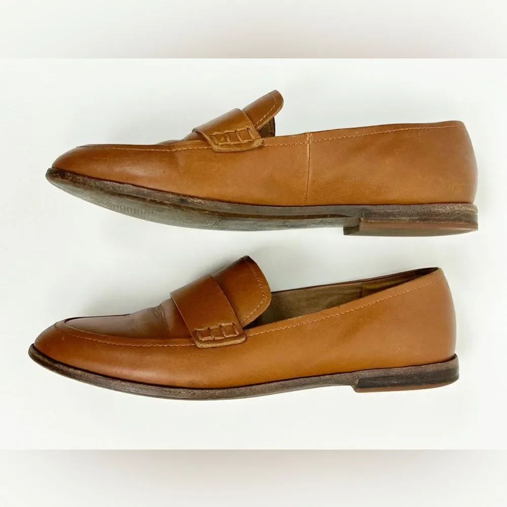 Madewell The Alex Loafer in Leather English Saddle Size 7.5 - Picture 5 of 10
